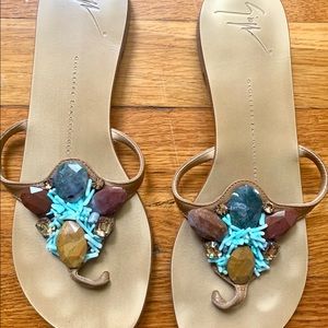 Giuseppe Zanotti Jeweled Sandals